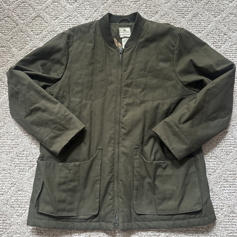 Vintage Beretta Men's Field Jacket Shooting Hunting Coat, Size XXL